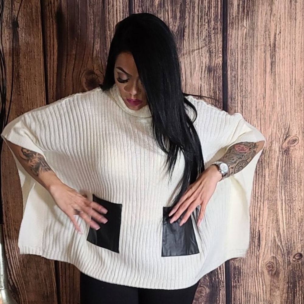 COPY - Fashion Cream Sweater - Picture 5 of 5